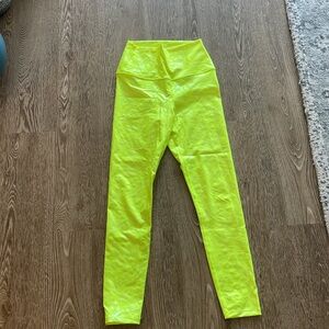 NWOT - Carbon38 Neon Iridescent Leggings